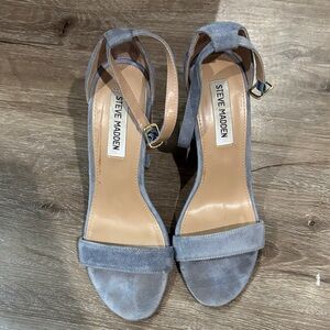 Steve Madden Women's Gray Suede Heels